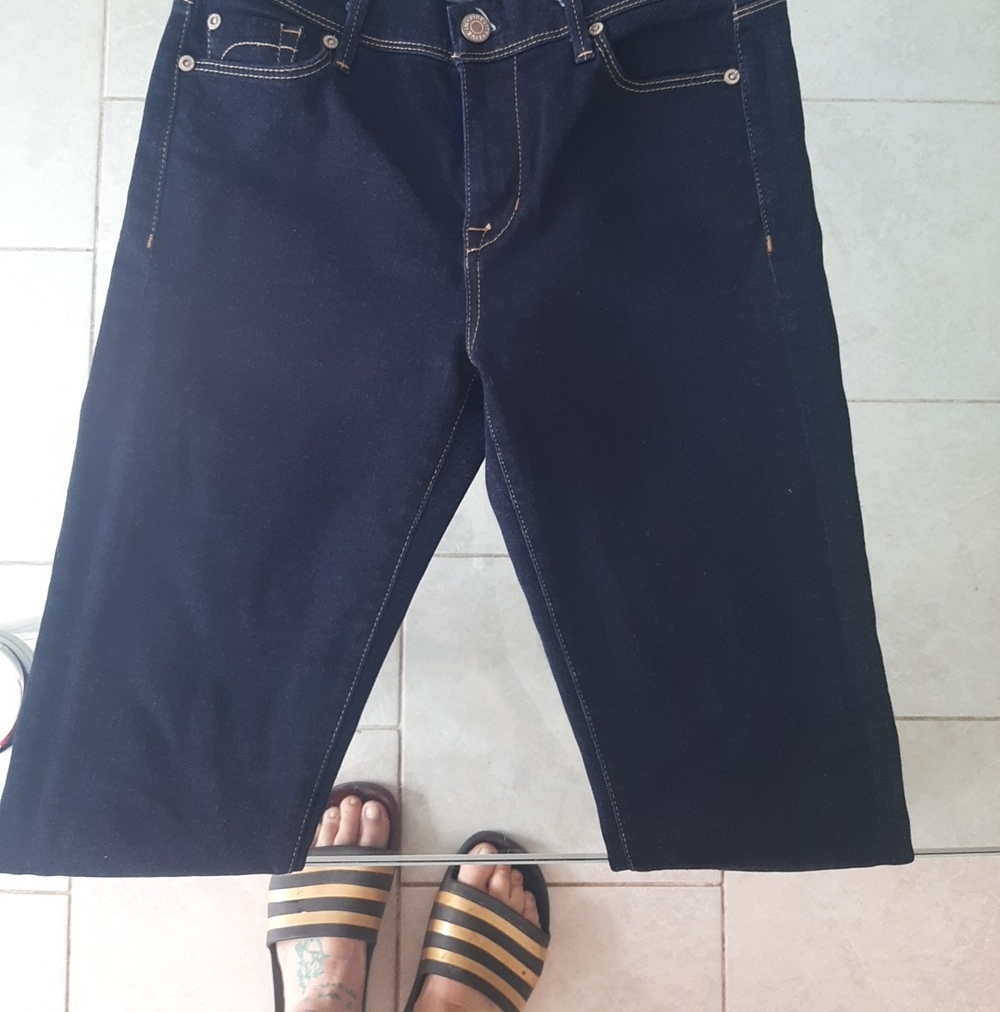 Fidelity💙"STEVIE"NWOT  Scorpion Rinse Straight Leg Jeans Jeans Like New Sz 29 - Picture 4 of 10